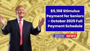 $5,108 Stimulus Check for Seniors in October 2025